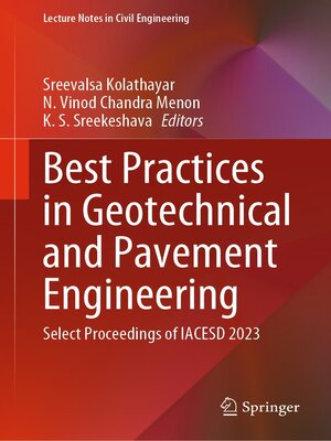 cover image of Best Practices in Geotechnical and Pavement Engineering